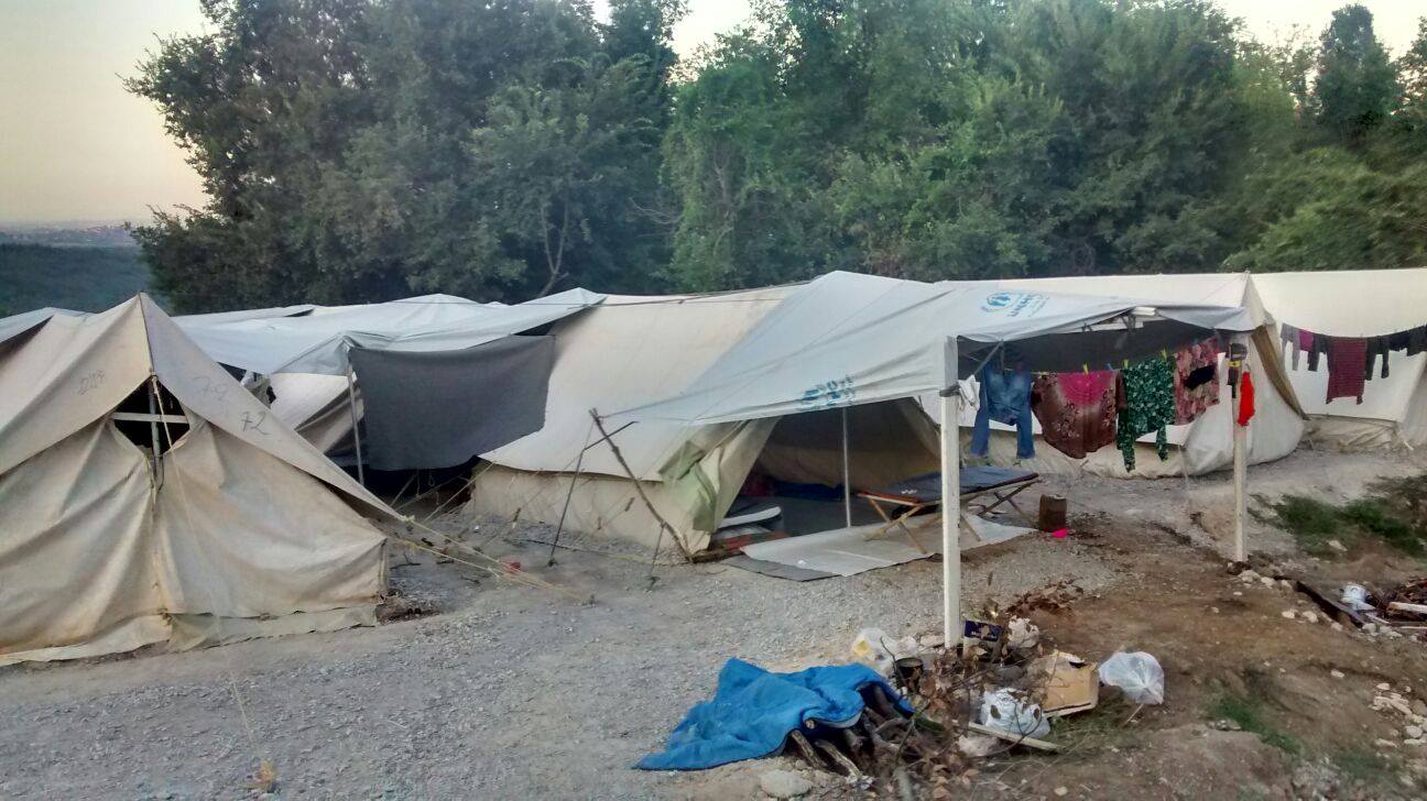  Refugee camp in Greece