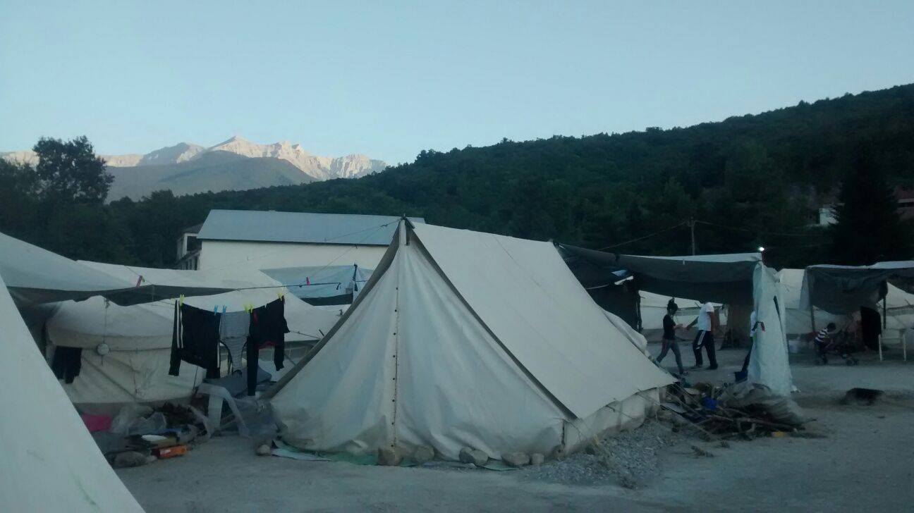  Refugee camp in Greece