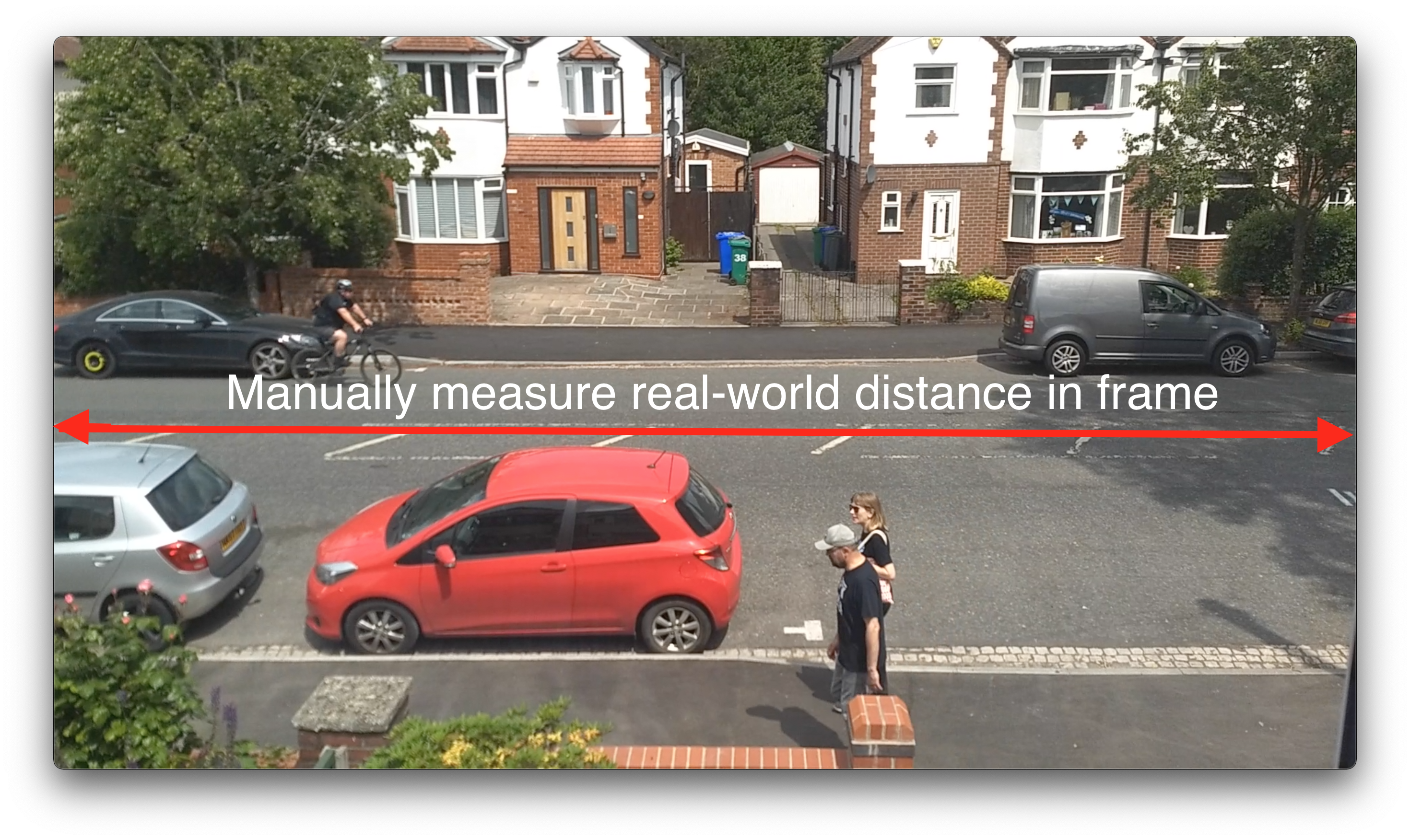 Measure Real World Distance in Frame